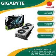 GIGABYTE GeForce RTX 4070 SUPER EAGLE OC ICE 12G Graphics Card
