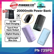 Pineng PN-739 20000mAh Power Bank Fast Charging Powerbank Super Mini Power Bank Original Pineng Powe