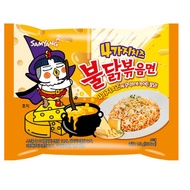 SAMYANG Cheese Buldak Ramen Noodle Gouda Cheddar Cheese Camembert Mozzarella (4pcs)