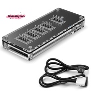 USB 9Pin Interface Extension Cable Adapter 1 to 4 Splitter Header for PC Computer Case 86HC Expansio