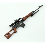 1/6 Scale SVD Toy Weapon 1:6 SVD Sniper Rifle 4D Plastic Gun