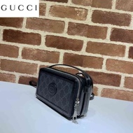 LV_ Bags Gucci_ Bag Evening Interlocking Double Mini 671674 Woman Shoulder Messeng 0PGR