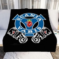 Popular Eagle Head Flannel Blanket Truck S-Scania Patterns Blanket Cosy Lazy Couch Cover Blanket Sup