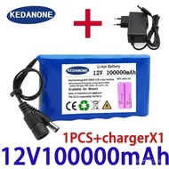 🔥18650 Lithium Battery 3S2P 12V 100mah Rechargeable Battery Lithium Battery Pack with+Charger