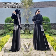 Abaya Hitam Turkey Gamis Maxi Dress Arab Saudi Zephy Turki Dubai Saku Cleopatra