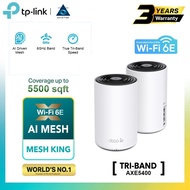 TP-Link Deco XE75 AXE5400 Mesh Wifi 6E Tri Band Router Home System Wireless Range Extender (1 Pack/ 2 Pack)