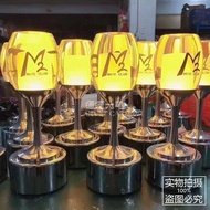 Bar Table Lamp LED Desktop Atmosphere Lamp KTV Bar Tavern VIP Reserved Bedside Lamp Customizable Log