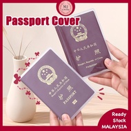 Passport Cover Protector Waterproof Scratch-Resistant Clear Travel ID Card Pocket Sarung Pemegang Pa