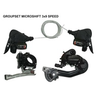 Mini groupset 9speed microshift SHIFTER/RD/FD