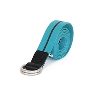 [Swing Plus] SWINGPLUS Gewald Belt Belgium W Ring Slender Belt Cloth Leather Casual Double Ring Colorful Unisex Unisex Made in Japan One Size (Free % Gangnam % Blue