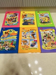 「DWE《Zippy and His Friends》美語貼紙遊戲書 + CD 全套6本」