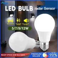 【Free Shipping】Radar Motion Sensor Light Bulb LED Sensor Bulb E27 12W Radar Human Sensor Bulb Auto O