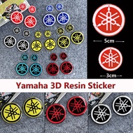 3D Resin Yamaha Logo Sticker Reflective Waterproof Motorcycle Body Decal for Yamaha YZF R1 R3 R6 R25 XJR 1300 TMAX530 TMAX500 MT07 MT09 MT03 XMAX