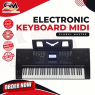KEYBOARD ELEKTRONIK MIDI 61 BUTANG – MODEL YM-758
