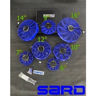 🛠️ SARD® RACING BLUE RADIATOR FAN 12V (SLIM TYPE )