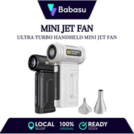 GLINK TF90 – Handheld Jet Fan Mini Turbo Kuat & Kompak (100 Speed + Skrin LCD, USB Rechargeable)