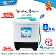 Mesin Cuci Denpoo 2 Tabung DW 8901 NEW
