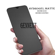 ANTI GORES JELLY HYDROGEL MATTE XIAOMI REDMI 10 10A 10C K50 K50PRO PRO - REDMI 10C, DEPAN+BELAKANG