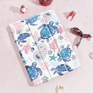 เคสไอแพด ลาย ปะการัง เต่า เข้ากับ Apple iPad Air 11 (2025 M2) / iPad รุ่น 11 ขนาด 11 นิ้ว (A16 2025)