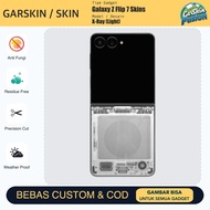 Galaxy Z Flip 7 X-Ray Vinyl Skin (Light) Anti Scratch Protector Case | By Fusion | Code - K2JV