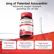 Five Doctors 6mg L-Natural Astaxanthin Rain Red Ball Algae White Tomato Oral Gel 30 Capsules