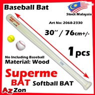 Baseball Bat Softball Bat Baseball Wood Stick 18'' 25'' 30'' Sports Wood Baseball Bat Softball Bat