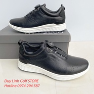 giày golf nam ecco nút vặn tiện lợi chất liệu da PU cao cấp không thấm nước đi êm chân.. ecco golf s