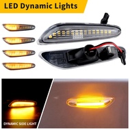 2PCS LED Fender Side Marker Light Turn Signal Lamp For BMW 3 Series E46 Sedan / Wagon Facelift E90 E