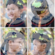 Children's Blangkon, Sundanese totopong headband, parekos tiger ali model, cirebon symbol
