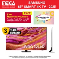SAMSUNG QA65QN90FAKXXS 65" NEO QLED 4K QN90F SMART TV- Free Slimfit WMT | Free $300 Mooments Redeem 