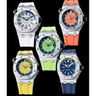 AP Royal Oak Offshore 15710 Men's Mechanical Watch Rubber Strap Sports Fashion Casual