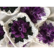 GRANNY 3D FLOWER|GRANNY FLOWER CROCHET|GRANNY CROCHET