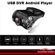 USB DVR HP 1080P Dash Cam Mini Hidden Car Recorder ADAS for Android Car Multimedia GPS Player