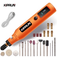 KIPRUN Mini Cordless Rotary Tool with Work Screen, Electric Rotary Tool, 3 Speed 3.6V Drill Grinder 
