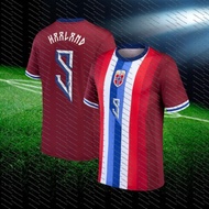 2025 newMen's Shirts Erling Haaland Norway National Team Home New Jersey T-Shirts Unisex Short Sleev