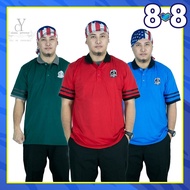 CY 800339 PLUS SIZE MAN CASUAL POLO COLAR SHIRT BIG SIZE / SHIRT COLAR SIZE BESAR 3XL 4XL 5XL 6XL 7X