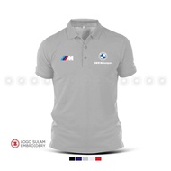 Polo Tee Shirt New BMW M Motorsport Performance Racing M2 M3 M4 M5 Baju T-Shirt Lelaki Design Logo S
