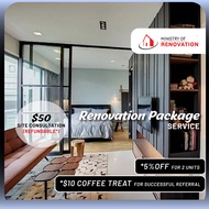 [Ministry of Renovation] HDB Resale BTO RENOVATION PACKAGES  (Chat to Enquire)