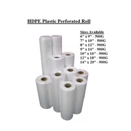 [Ready Stock]Plastic Roll/Multipurpose Plastic Bag Perforated Roll Food Packaging 6x9/ 7x10/ 8x12/ 9x14/ 10x16/ 12x1