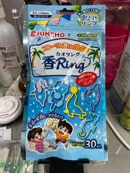 全新日本🇯🇵kincho 金雞牌 防蚊手環（五種圖案30入），一條可使用12小時，綁頭髮、背包、書包、手環、腳踝都行、大人小孩都行，夏天必備