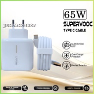 Charger Oppo Reno 6 6Pro 5 4Pro Original 100% 65W Super Vooc Flash Charge Type C