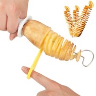 1set Potato Spiral Cutter Potato Spiral Cutter Cucumber Slicer Kitchen Accessories Vegetable Spiral 