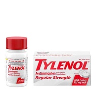 Tylenol Regular Strength Pain Relief Acetaminophen 325mg 100 Count