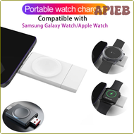 APIEB นาฬิกา2 IN 1ที่ชาร์จแบบไร้สายสำหรับ Apple Watch 8 7 6 5 Samsung Galaxy Watch 5 Pro/ 4/3 /Activ