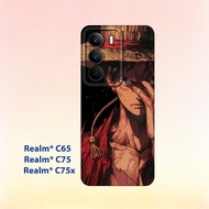 Softcase Realme C65 - Realme C75 - Realme C75X _Case Silicone Cover Handphone Black Clear Flexible