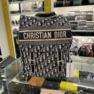 東區正精品㊣DIOR M1293VRW_M928 藍色緹花布帆布雙扣後背包斜背包 RZ6029