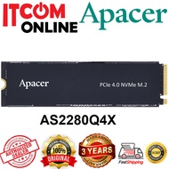 APACER AS2280Q4X 512GB 1TB 2TB M.2  NVME GEN4 SSD