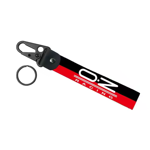 For OZ Racing Logo Metal Key Ring Hook Key Chain Hanging Strap Lanyards Wrist strap KeyChain Accesso