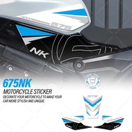 Motorcycle Tank pad Stickers Protection kit Waterproof Protective Sticker For 675NK 675nk 3D Epoxy R