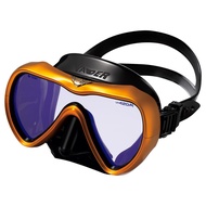 GULL Gull Vader UV420 Black Silicon Mask AR Amber-MIR Sunshine Orange